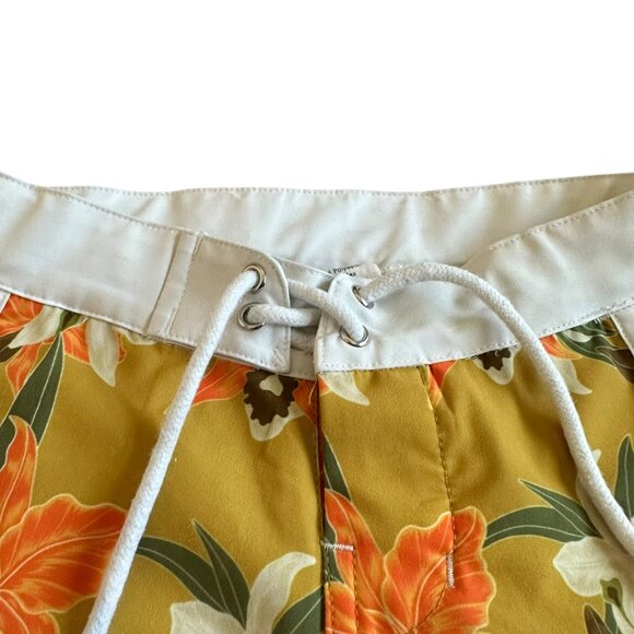 Acacia Swimwear Swim Shorts Board Beach Tropical Floral Hawaiian Size Small Boys - Picture 2 of 10
